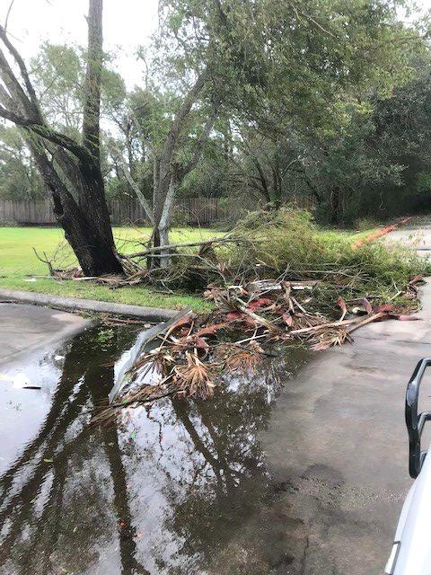 Hurricane Laura damage