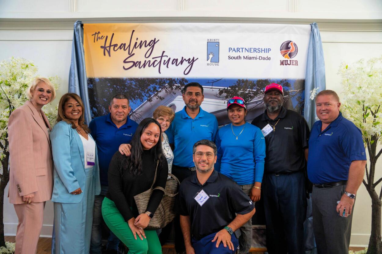 Kristi House Receives Grant from BrightView