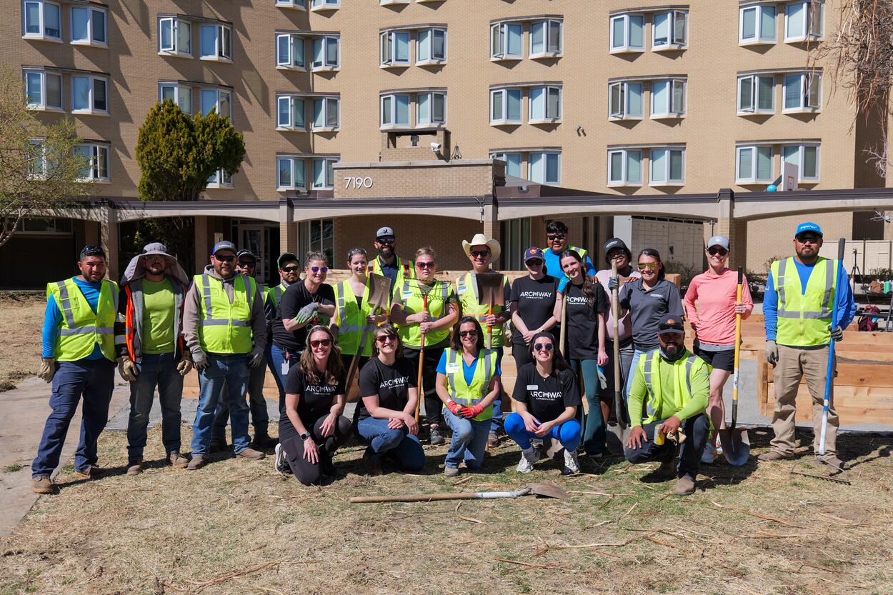 BrightView Team Photo at Mosaic Community Campus