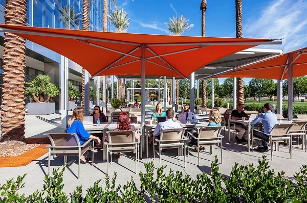 Outdoor space for employees