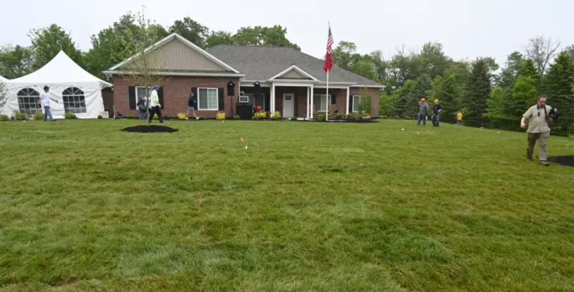 Homes For Our Troops new landscaping