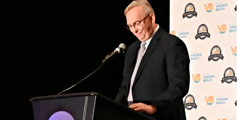 Murray Cook Virginia Sports Hall of Fame ceremony