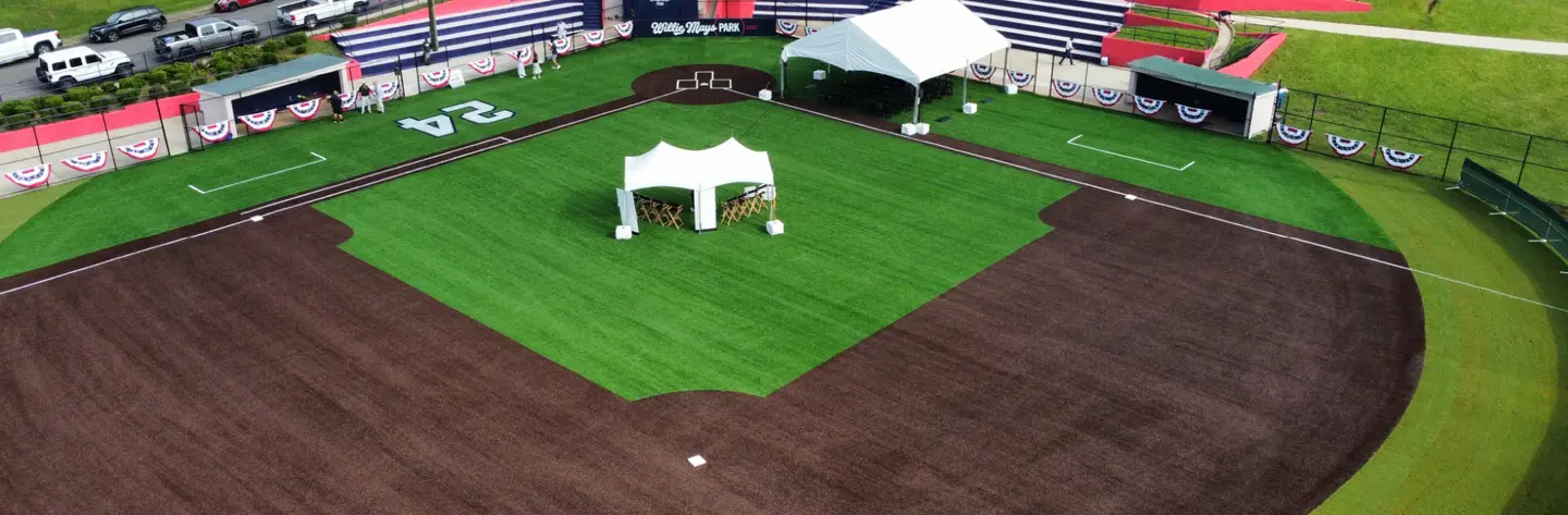 Willie Mays Park youth baseball field